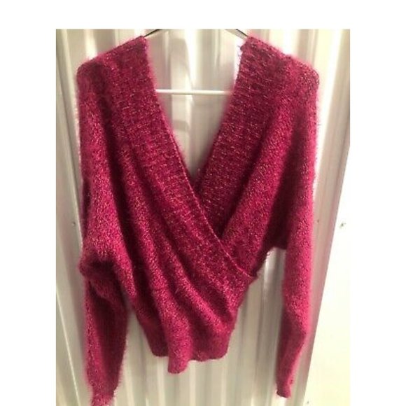New Soft Wrap Knit Sweater, M - Picture 2 of 5
